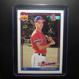 1991 Topps Chipper Jones HOF Rookie Card